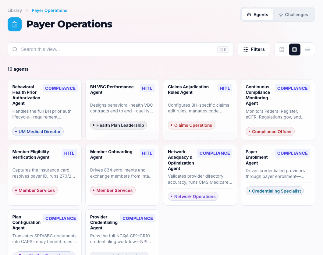 Introducing the new Actava.ai Workforce Agent Library for Payor Operations